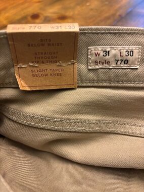 J. Crew Men's 770 Garment Dye Stretch 5 Pocket Pants in Light Tan